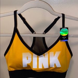 Yellow and Black | Sports Bra
